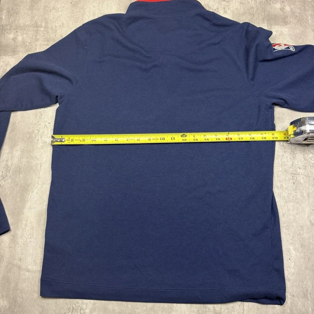 Nike New Orleans Pelicans Coaches Dri-Fit 1/4 Zip Pullover DN8041-419 Mens M